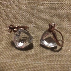 Herkimer diamond drop earrings